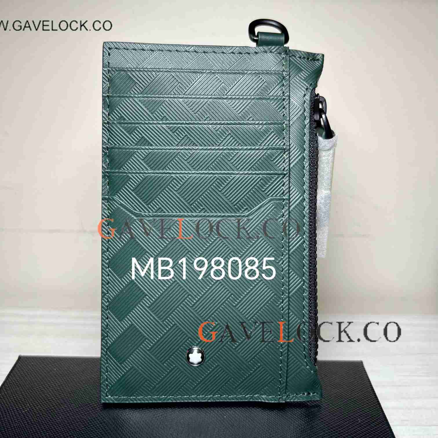 AAA Copy Montblanc Extreme 3.0 Coin Pocket 8CC -Green Leather